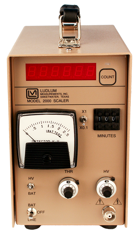 Ludlum Model 2000 radiation scaler
