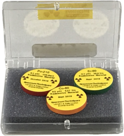 RSS-3 check source kit, radio isotopes