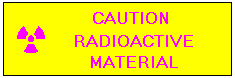 caution radioactive maeterial tape for sale