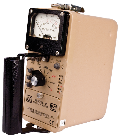 Model 19 MicroR radiation Survey meter