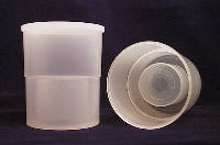 model 125G-E Marinelli Beakers, 1 liter,  endcap 6.4 cm, for radiocative liquid and solid samples