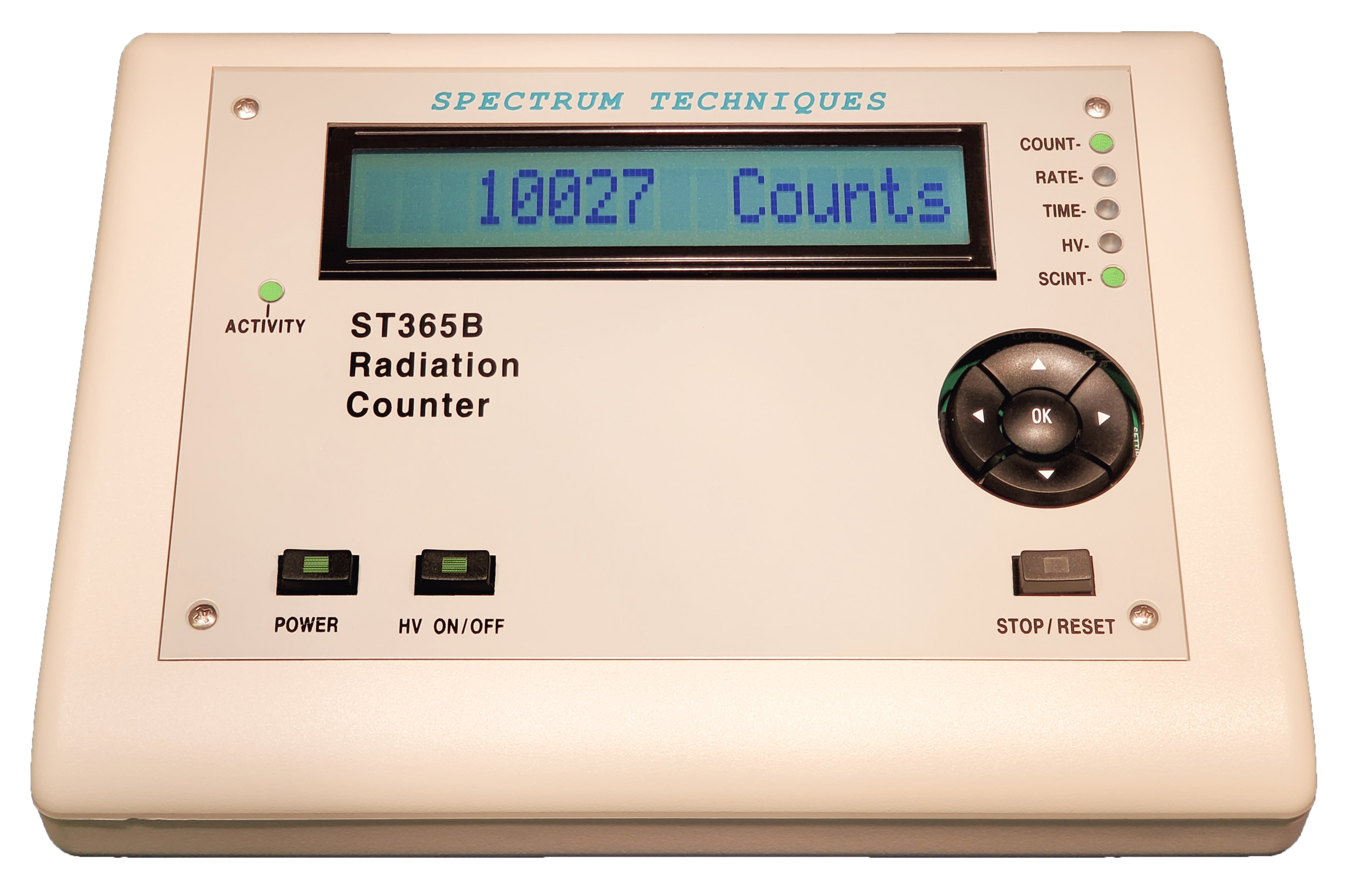 ST365B wireless radiation counter by spectrum techniques
