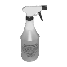 Two-O-Two liquid decon cleaner, surface cleaner that lifts contamination from surfaces