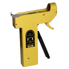 Trigger operated dosimeter charger