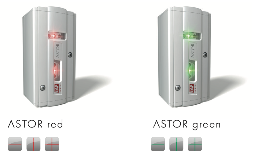 Astor Patient Positioning laser, color assortment