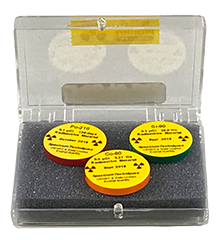 RSS-3 check source kit, radio isotopes
