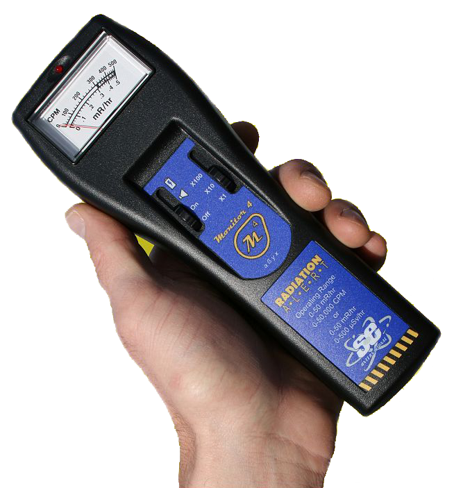 Monitor 4 analog radiation survey meter, for alpha, beta, gamma radiation